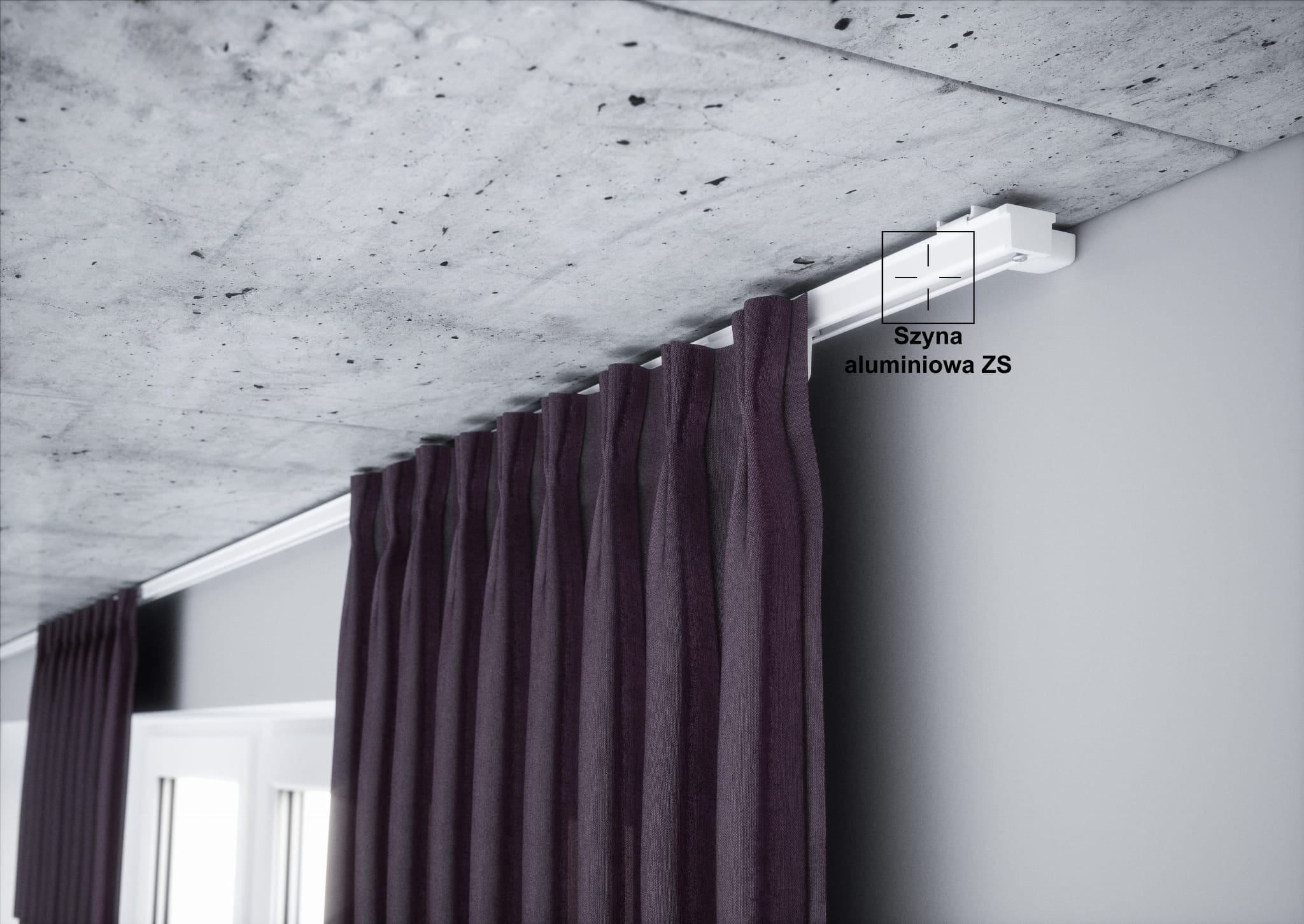 Szyna aluminiowa pojedyncza komplet ZS-150