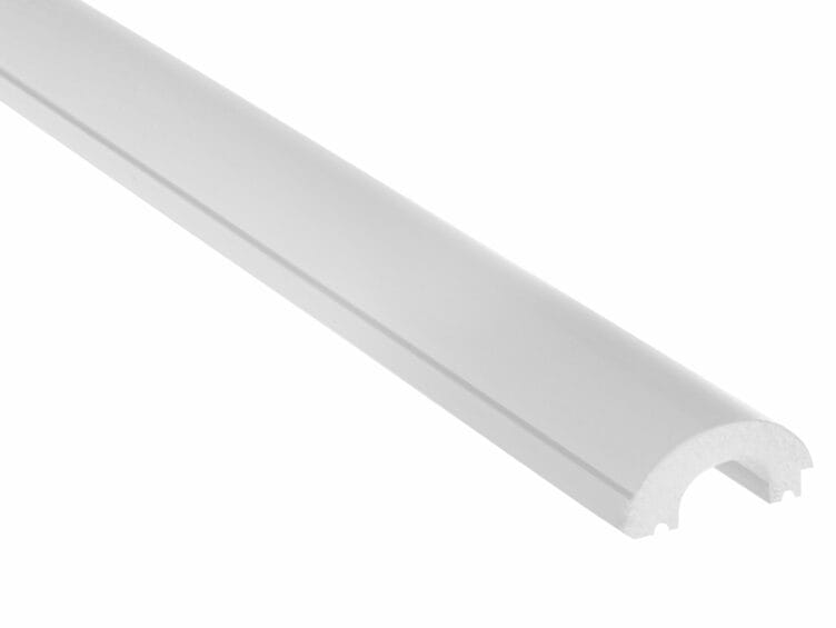 WP001LT Duna Mardom Panel ścienny biały - zakończenie lewe 