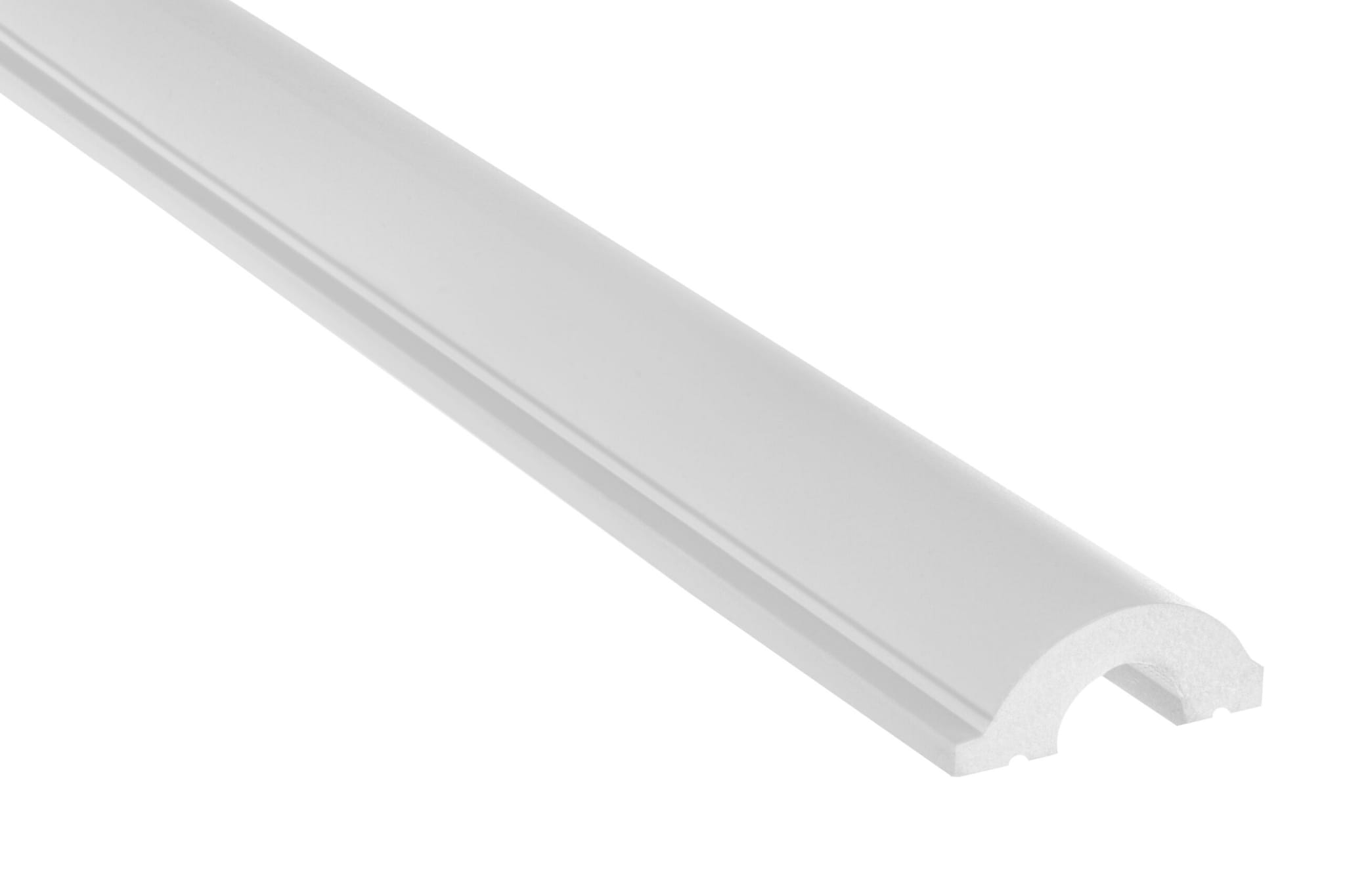 WP001RP Duna Mardom Panel ścienny biały lakierowany - zakończenie prawe 