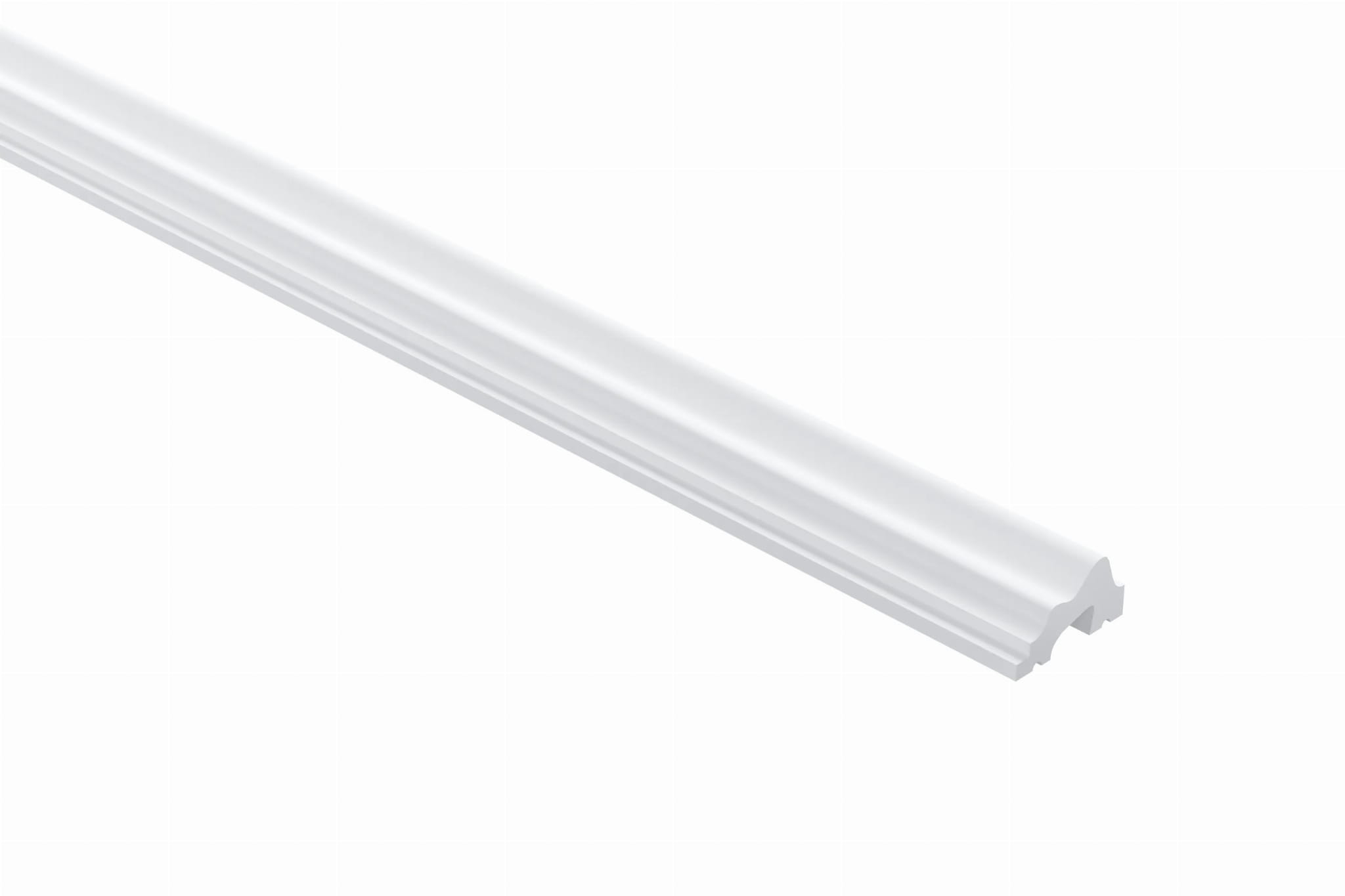 WP005RP Aria Mardom Panel ścienny biały lakierowany - zakończenie prawe