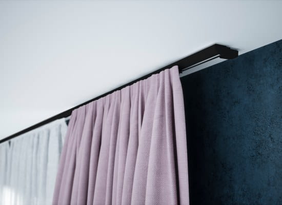 Szyna aluminiowa pojedyncza cięta komplet ZD-600/2 Czarna/Szara 