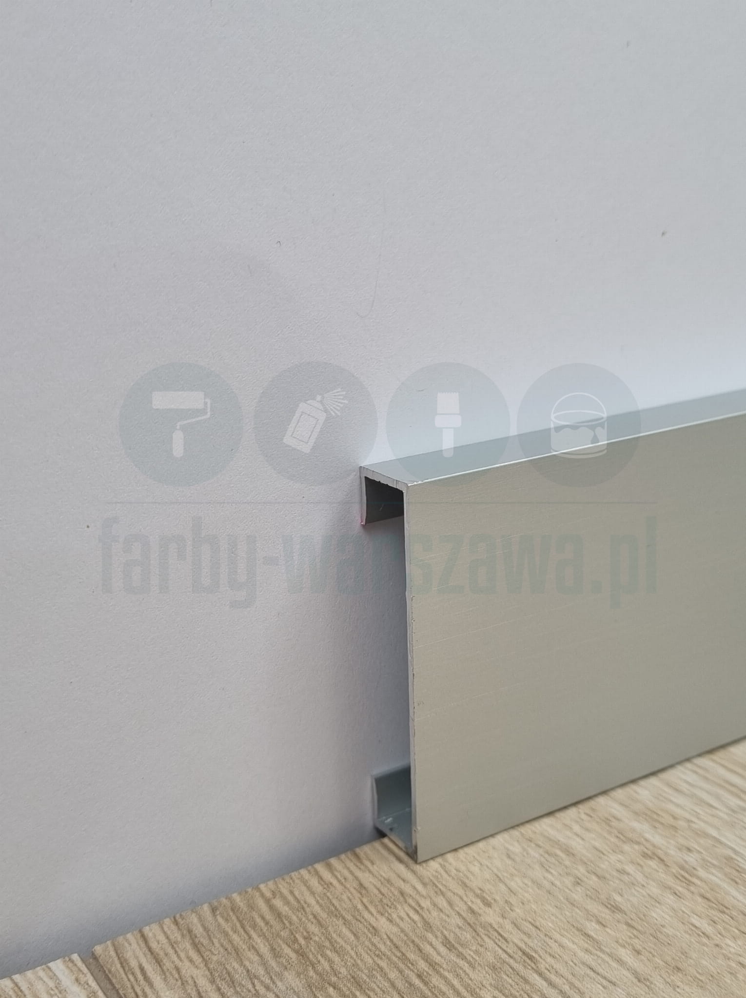 LISTWA ALUMINIOWA PRZYPODŁOGOWA METAL LINE 89/613